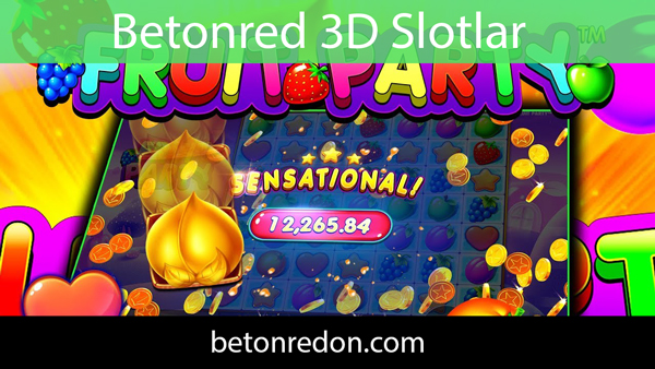 Betonred 3d slotlar ile eğlenceli dakikalar vaat etmektedir.